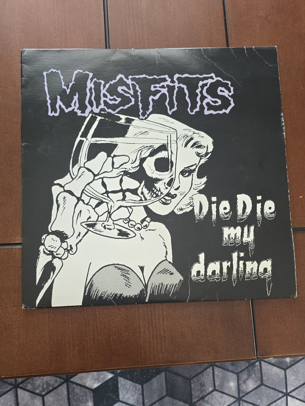 "Die Die My Darling" Vinyl Record - Black Cover